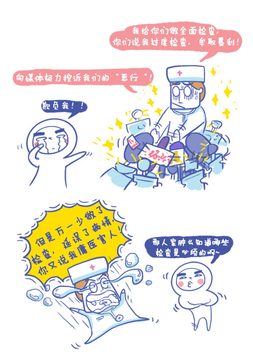 医患漫画之检查多