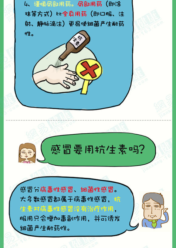 一图教你如何正确使用抗生素