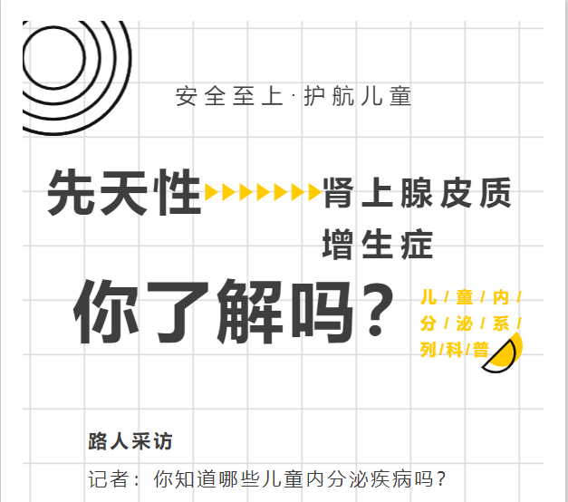 【健康科普】先天性肾上腺皮质增生症，你了解吗？