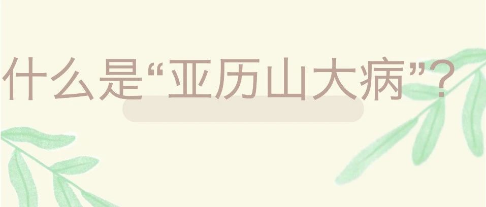 什么是“亚历山大病”？